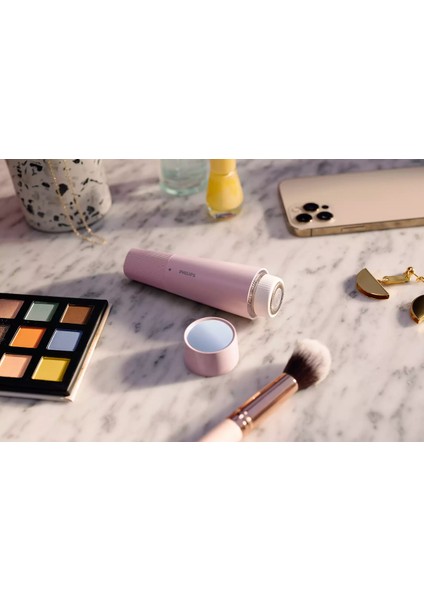 Yıkanabilir ve Geniş Başlıklı Yüz Epilasyon Cihazı, Pembe Renk Seçeneğiyle Kullanıma Hazır