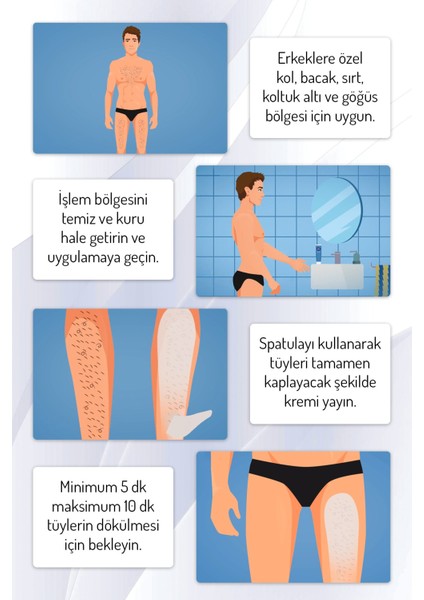 Hassas Ciltler Için Erkekler Vücut Tüy Dökücü Krem 200ML fırsatları