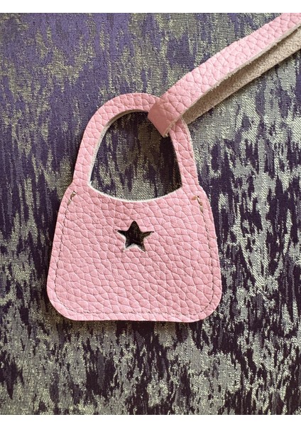 - Toz Pembe Çanta Model-Toz Pembe Flotter Hakiki Deri Çanta Süsü ,bag Charm fiyatları