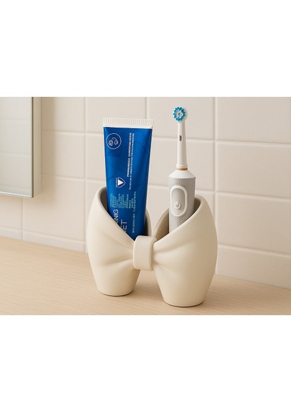 Papyon Şeklinde Diş Fırçası Tutucu