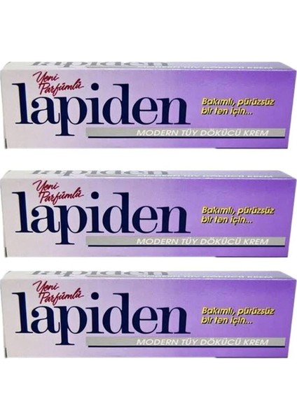 Parfümlü Tüy Dökücü Krem 50G, 3'lü Set, Güzel ve Pürüzsüz Cilt Için Ideal