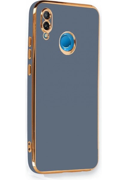 Huawei P20 Lite Kılıf Volet Silikon - Mavi fiyatları