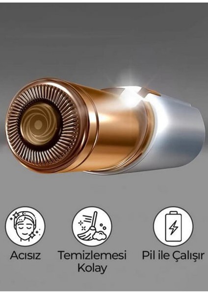 Hipoalerjenik Mini Yüz Epilasyon Aleti, Pürüzsüz ve Yumuşak Cilt Sağlar fırsatları