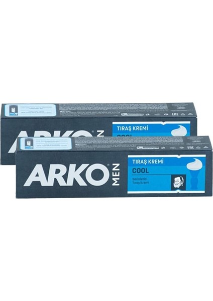 Yumuşak ve Ferahlatıcı Traş Kremi, 90G x 2 Adet Pakette, Rahat Kullanım Sağlar