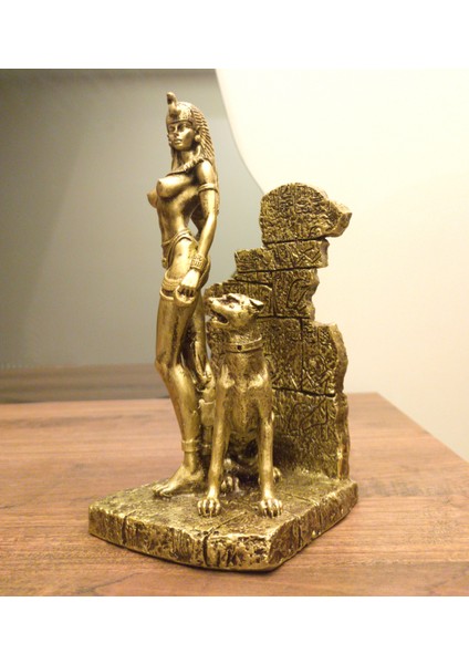 Tasarım Mısır Kraliçesi Kleopatra Biblo 25 cm Cleopatra Heykel Biblo Ev Dekor Hediyelik Eşya modelleri