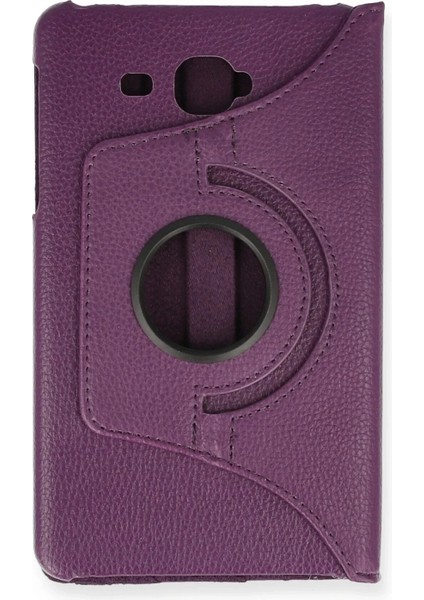 Samsung Galaxy T280 Tab A 7 Kılıf 360 Tablet Deri Kılıf - Mürdüm fiyatları