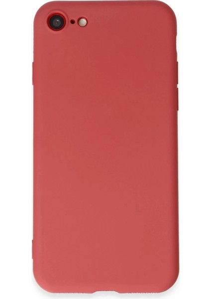 iPhone 7 Kılıf First Silikon - Kiremit