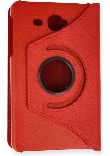 Samsung Galaxy T280 Tab A 7 Kılıf 360 Tablet Deri Kılıf - Kırmızı fiyatları