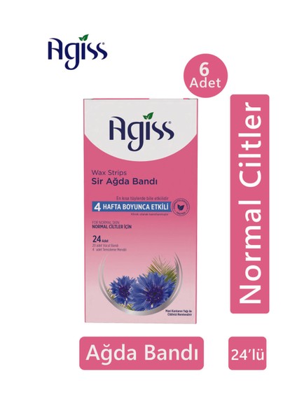 24'lü Sir Ağda Bandı Normal Ciltler, Paketli, 6 Adet