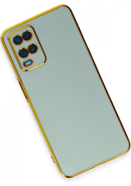 Oppo A54 4g Kılıf Volet Silikon - Açık Yeşil modelleri