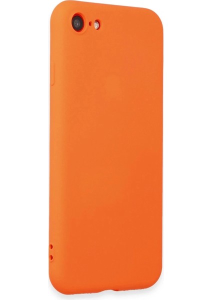 iPhone 7 Kılıf First Silikon - Parlak Turuncu fiyatları