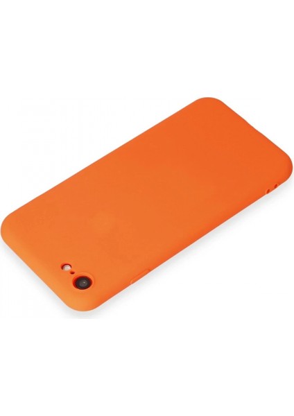 iPhone 7 Kılıf First Silikon - Parlak Turuncu modelleri