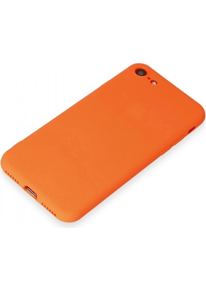 iPhone 7 Kılıf First Silikon - Parlak Turuncu fırsatları