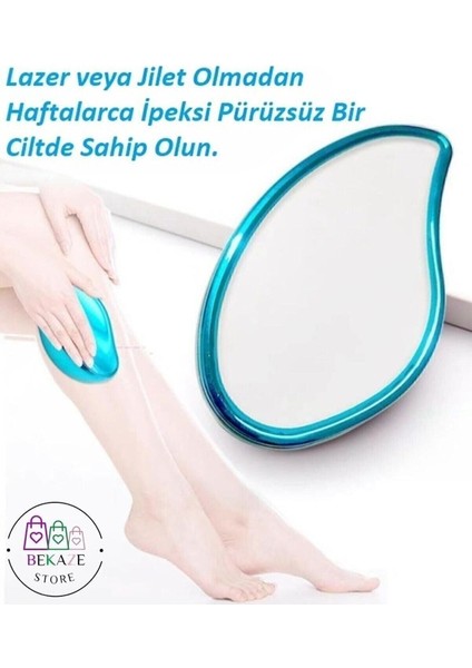 Kristal Epilasyon Aleti, Tüy Silici ve Alıcı, Doğal ve Güzel Cilt Için