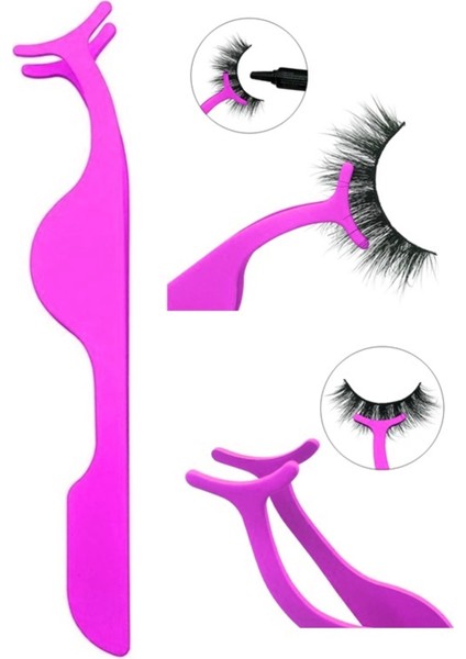 Paslanmaz Çelik Kirpik Cımbızı, Tutucu ve Sökme Aparatı