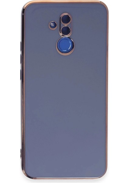 Huawei Mate 20 Lite Kılıf Volet Silikon - Mavi