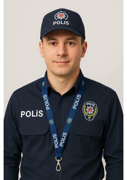 Polis Emniyet Logo Temalı Boyun Ipi Kart Askısı fiyatları