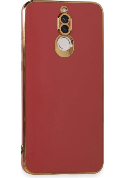 Huawei Mate 10 Lite Kılıf Volet Silikon - Kırmızı