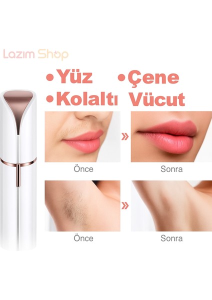 Yüz ve Vücut Epilasyon Seti, Taş ve Tüy Silgisi ile Pürüzsüz Cilt fiyatları