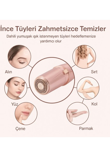 Yüz ve Vücut Epilasyon Seti, Taş ve Tüy Silgisi ile Pürüzsüz Cilt fırsatları