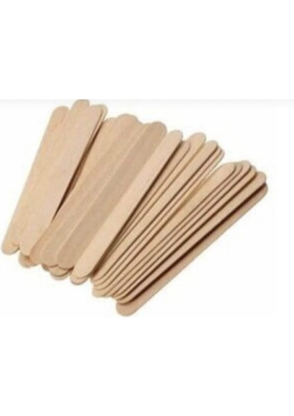 Doğal Tahta Ağda Spatulası, 100 Adet, Hijyenik ve Kullanışlı Ürün Seti modelleri