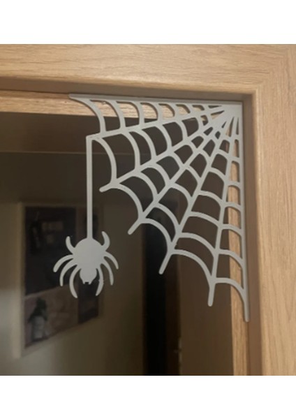 Örümcek Ağı Kapı Aksesuarı