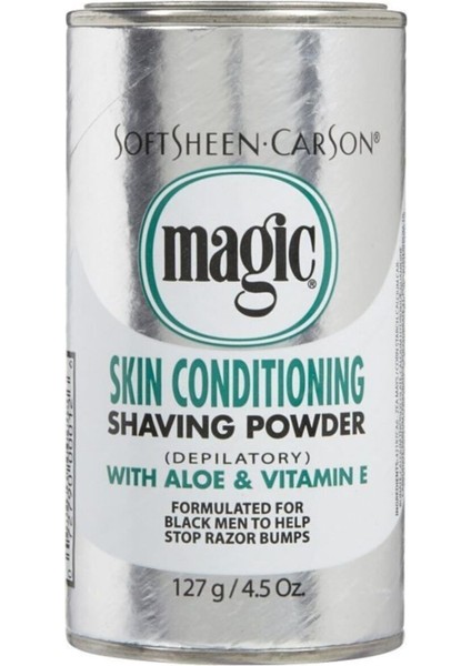 Doğal Sakal Dökücü Toz 127GR, Aloe ve Vitamin E ile Bakım Sağlar