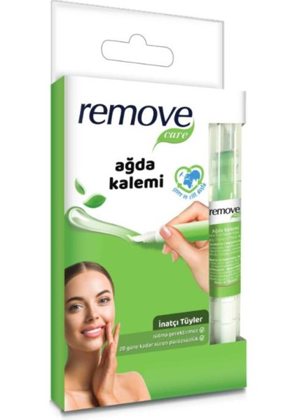 Inatçı Tüyler Için 4 ml Ağda Kalemi, Pratik ve Hassas Temizlik Yöntemi