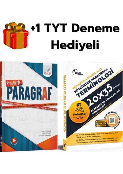 Aktif Öğrenme 2026 Tyt Paragraf Soru Bankası ve Doktrin Terminoloji Paragraf 20X35 Deneme +1 Deneme