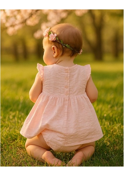 Çocuk Elbise Ikili Takım, Pembe (12/18 Ay)
