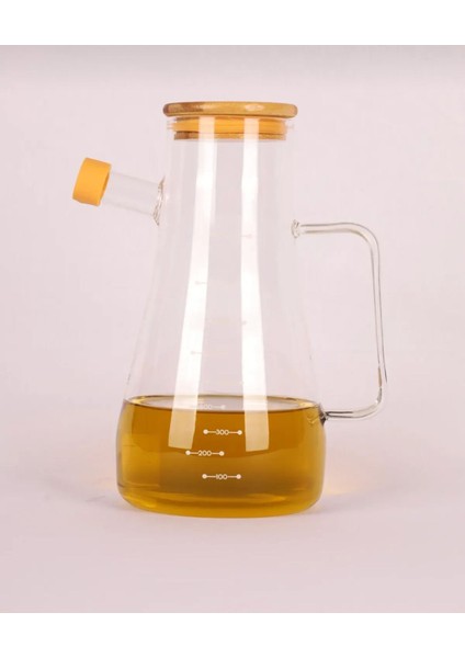 Modern Tasarım Ölçülü Cam Yağlık / Sirkelik – Kulplu & Sızdırmaz Kapaklı