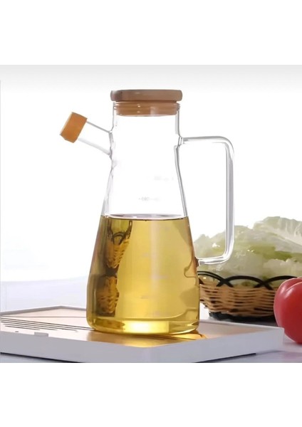 Modern Tasarım Ölçülü Cam Yağlık / Sirkelik – Kulplu & Sızdırmaz Kapaklı fiyatları