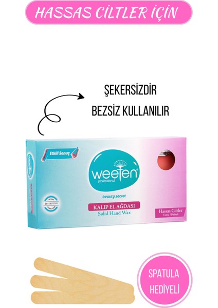 Pudralı El Ağdası, Hassas Ciltler Için, Şekersiz, 400 ml