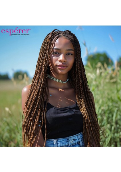 Sentetik Örgülük Saç Esperer 100 Gr. - Orta Kumral