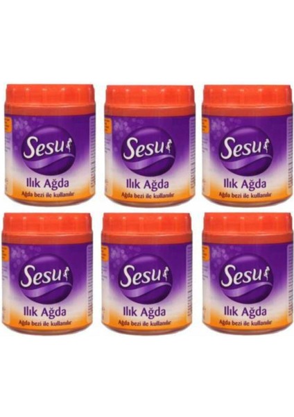 Turuncu Ilık Ağda 250 Gr, 6'lı Paket, Güçlü ve Rahat Kullanım