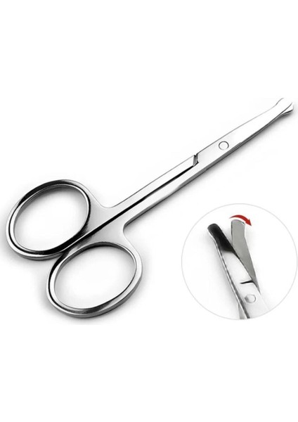 Paslanmaz Çelik Kaş ve Burun Kılı Kesme Makası Takımı indirimleri