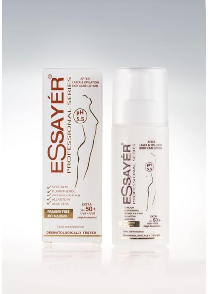 Lazer ve Epilasyon Sonrası Cilt Bakım Losyonu, 125 Ml, Nazik ve Etkili Bakım Sağlar