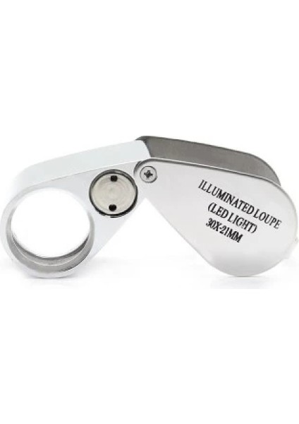 - Kontrol, Için Özel Kutulu Metal Işıklı Lup 30x21