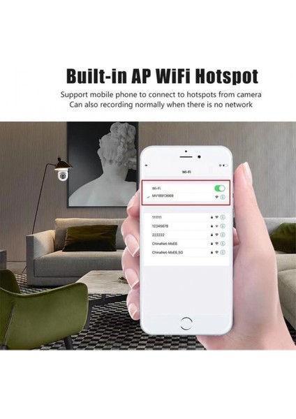 Wifi 360 Panoramik Ampul Kamera Güvenlik Kamerası Çift Wifi 360 Derece Gece Görüşlü fırsatları