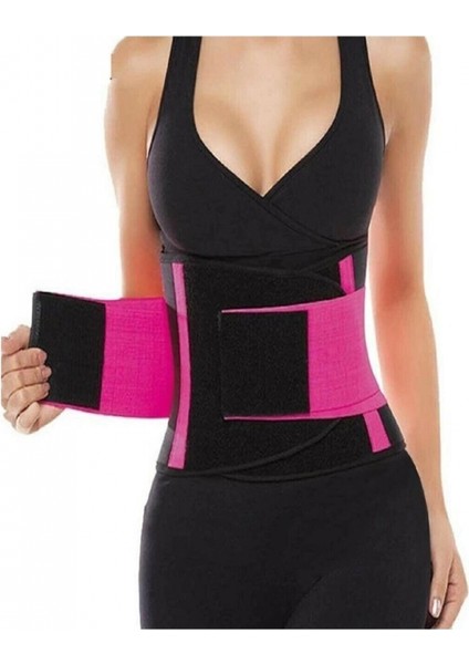 Hot Belt Termal Sauna Kemer Unisex Terletme Korsesi (pembe-siyah) modelleri