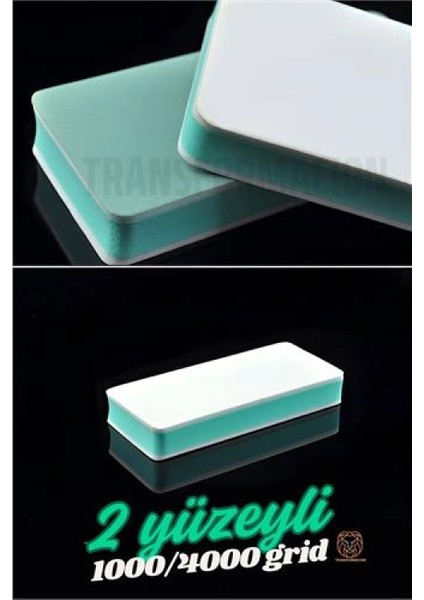 Modacar Tırnak Törpü ve Parlatma Blok Sünger 2 Yüzeyli 2 ADET