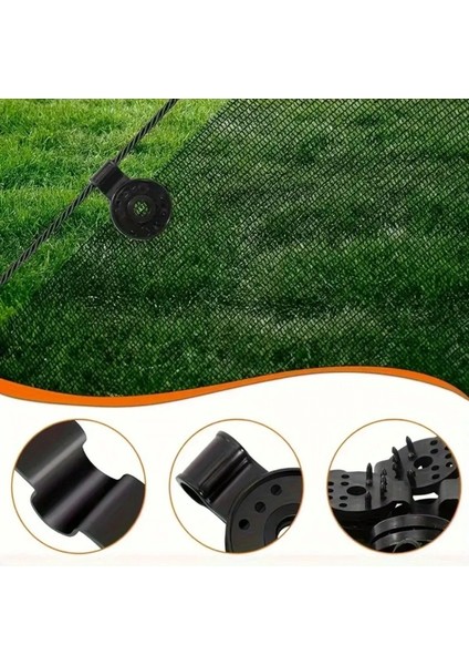 10 Adet Güneşlik Filesi Sabitleme Klipsleri, Gölgelik Bezi ve Brandalar İçin Dayanıklı Plastik Kelepçe Kancaları modelleri