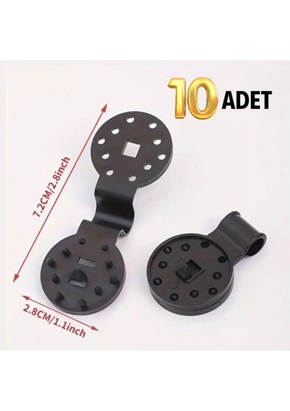 10 Adet Güneşlik Filesi Sabitleme Klipsleri, Gölgelik Bezi ve Brandalar İçin Dayanıklı Plastik Kelepçe Kancaları indirimleri