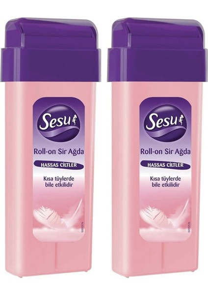 Hassas Ciltler Için Roll-On Ağda Seti 2 Adet, 100 Ml.