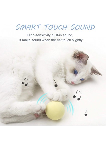 Sesli Ve Akıllı Kedi Oyuncak Topu - 50 Mm, Hayvan Sesli, Eğlenceli Kedi Oyuncağı fiyatları