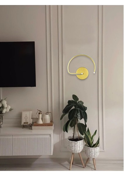 Gigi Aplik Modern Tasarım Eskitme Renk - Gün Işığı Ledli Banyo - Mutfak - Salon LED Duvar Aplik
