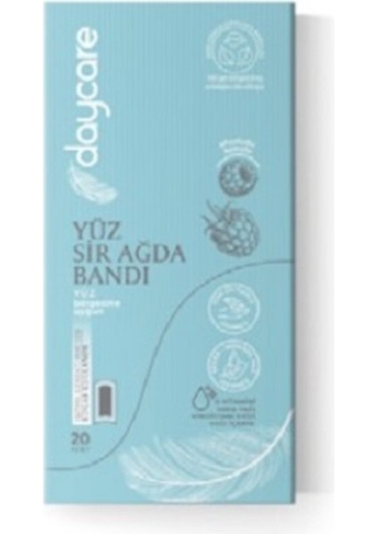 Yüz Sir Ağda Bandı ile Pürüzsüz ve Parlak Cilt Için Kolay Kullanım Sağlar