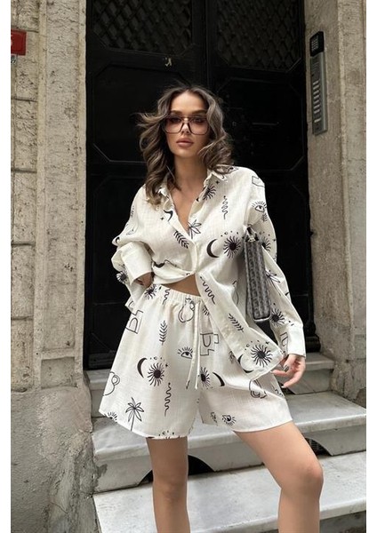 Lauren Desenli Keten Takım 9805-0025