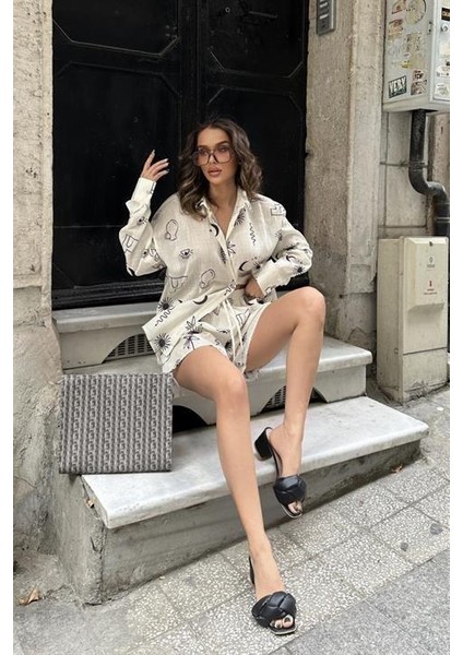Lauren Desenli Keten Takım 9805-0025