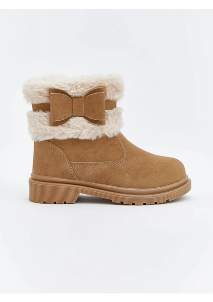 Süet Görünümlü Kız Bebek Bot (W5) fiyatları